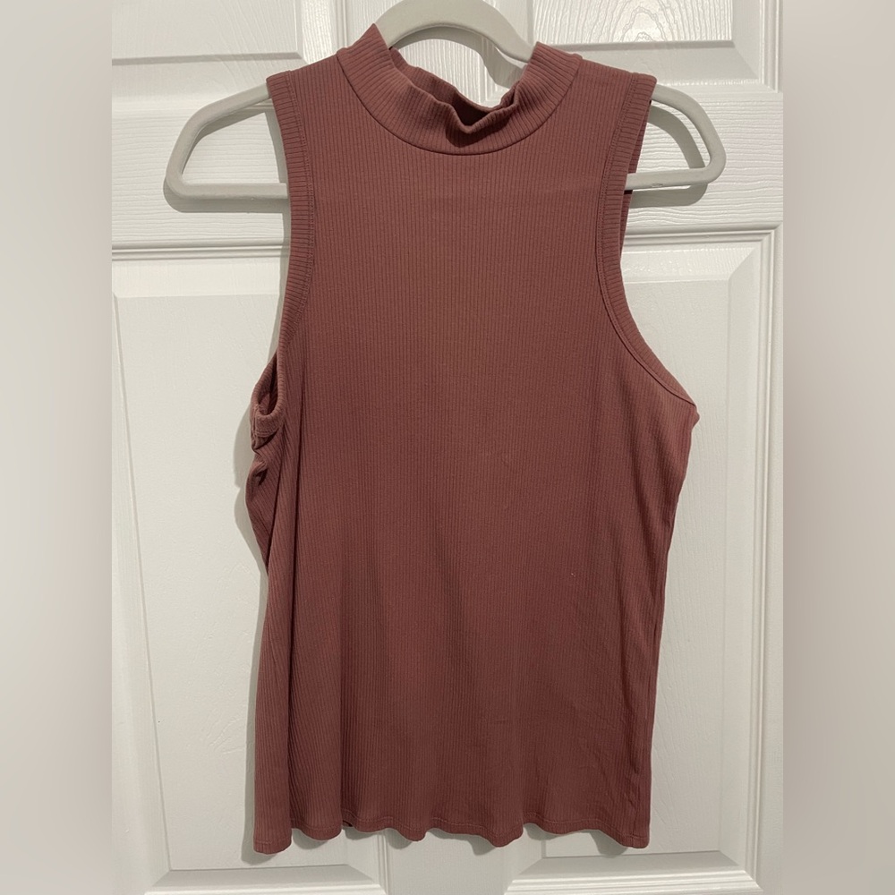 24/7 by Maurices Sleeveless Mauve Tank XL